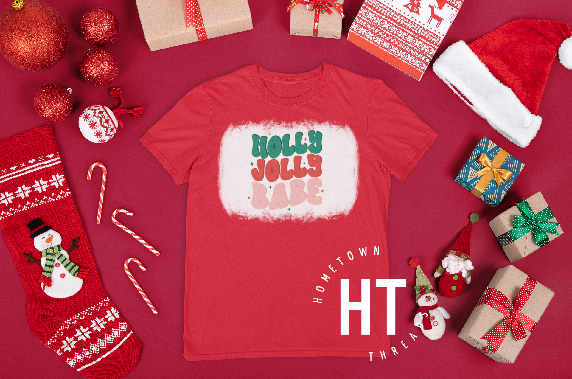 Holly Jolly Babe T-shirt