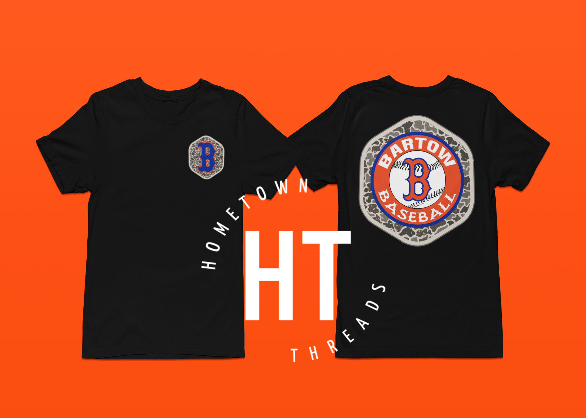 Bartow Camo Logo Black